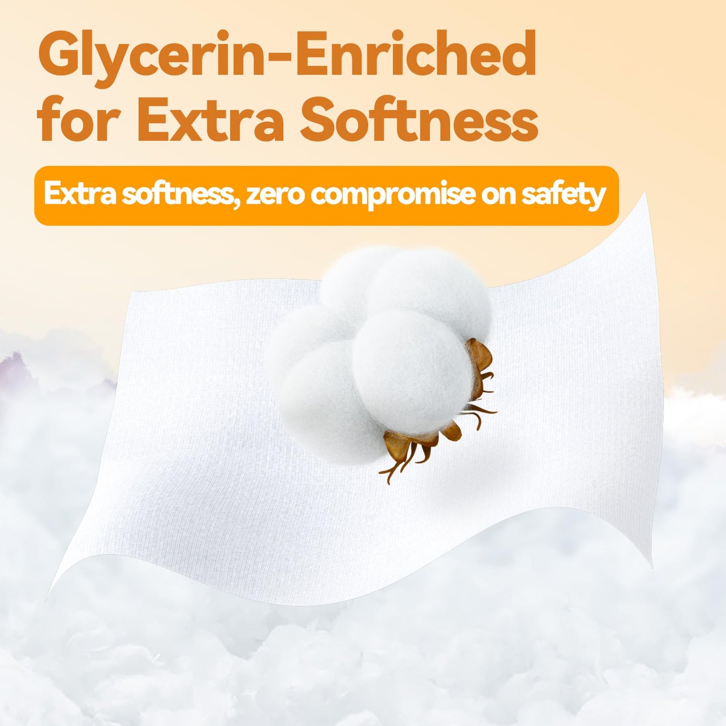 Winner 100% USDA Biobased Dry Wipes, Glycerin Infused Cotton Face Towels, Ultra Soft, Hypoallergenic, Baby Necessities for Diaper Changes, Meals, and On-the-go Cleanup, 600 Count, Pack of 6