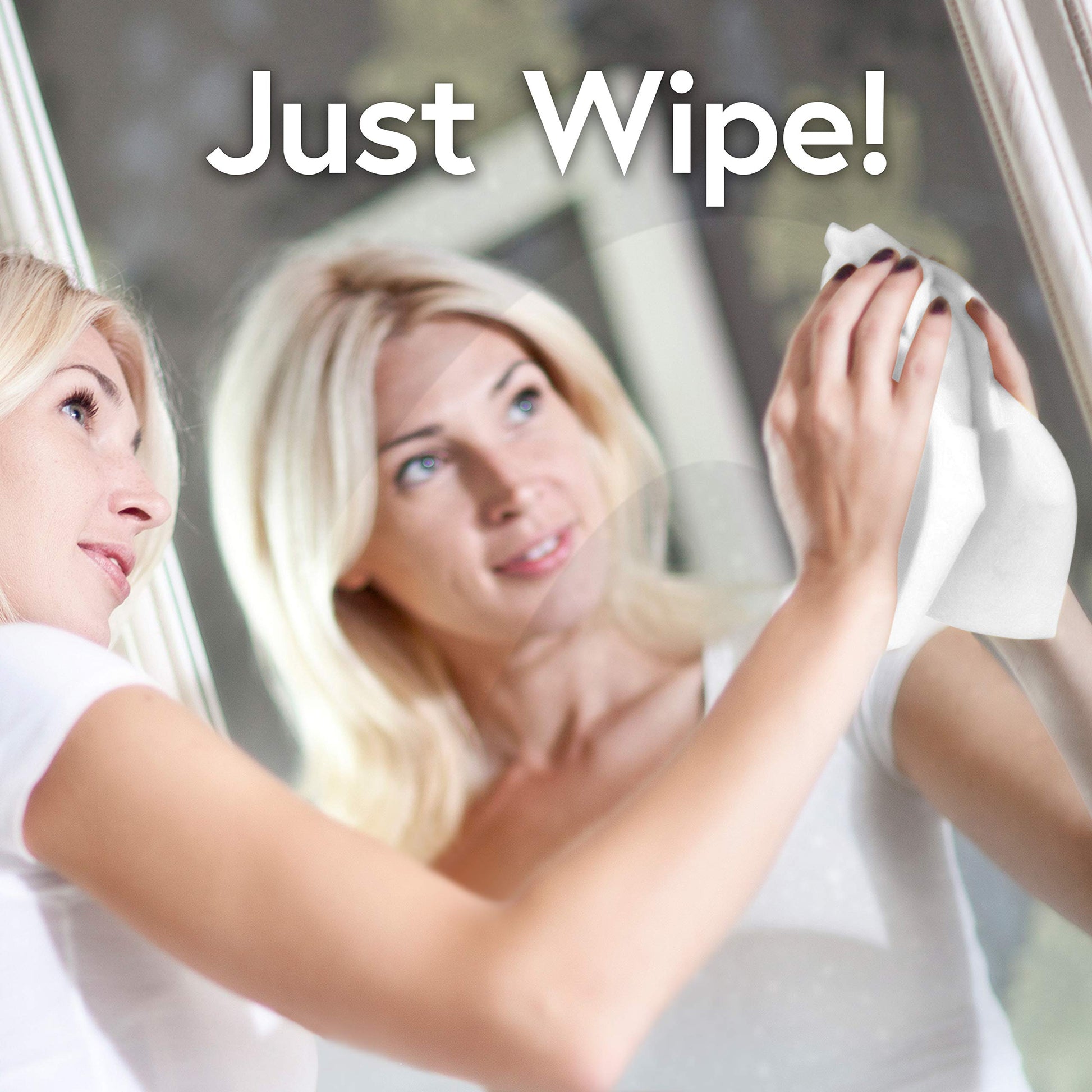 Windex Wipes Glass Cleaning Ammonia Free, Pre-Moistened Glass and Surface Wipes to Clean Home Surfaces, Crystal Rain Fresh Scent, 38 Count